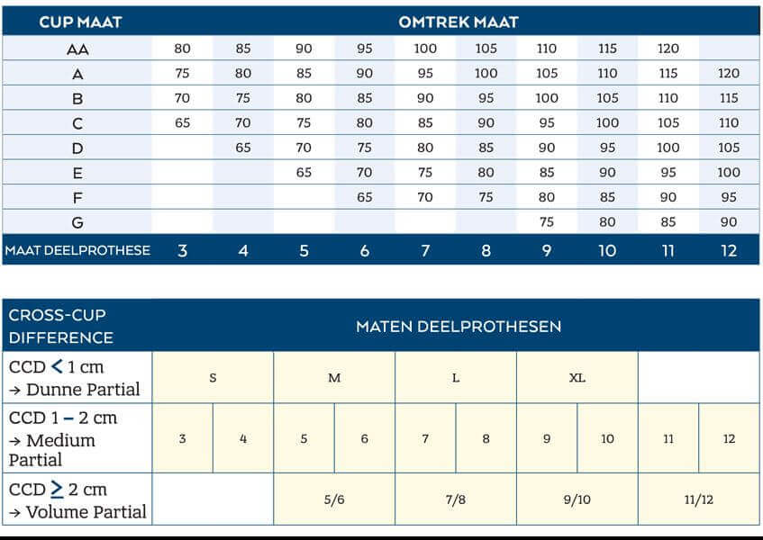 BORSTPROTHESE FITTING GIDS